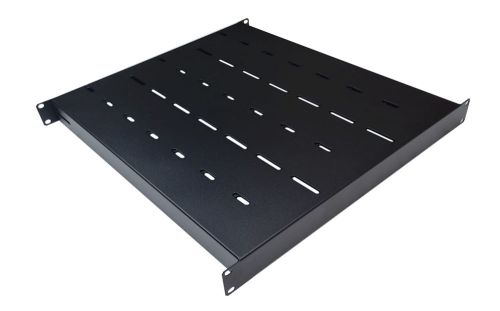 1U 19 inch Heavy Duty Adjustable Rack Mount Shelf(2 part) 550mm - 900mm