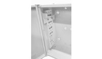 3U 19" Adjustable Low Profile Vertical Mount - Wall Mount Network / Server Cabinet - 400 Style - White