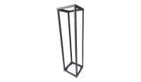 42U 19 Inch Heavy Duty 4 Post Open Frame Server & Network Rack – 500mm Deep – Black