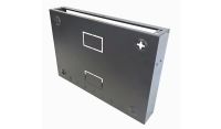1U 19 inch Vertical Wall Mount Network Enclosure-Cabinet, Black