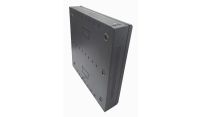 1U 19" Low Profile Vertical Mount - Wall Mount Network / Server Cabinet 600mm Deep - Black