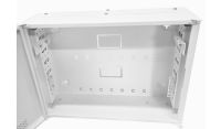 3U 19" Adjustable Low Profile Vertical Mount - Wall Mount Network / Server Cabinet - 400 Style - White