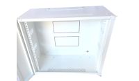 9U 19 inch Data Cabinet Rack / Patching Network Cabinet 300mm Deep White