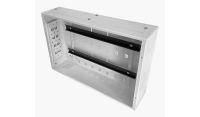 Universal Adjustable Enclosure - 2x 22 Way Module Dins / 2u Wall Box-350 Style - Grey