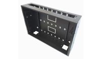 Universal Adjustable Enclosure - 2x 22 Way Module Dins / 2u Wall Box-350 Style - Black