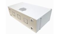 3U 19 inch Small Data Rack / Desktop / Patching Network Cabinet 300mm Deep - White