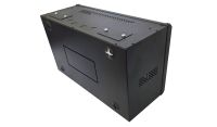 6U 19 inch Data Cabinet Rack / Patching Network Cabinet 225mm Deep Black