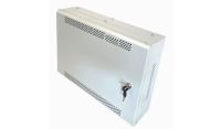 2U 19" Low Profile Vertical Mount - Wall Mount Network / Server Cabinet 400mm Deep  - Grey