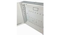 2U 19" Adjustable Low Profile Vertical Mount - Wall Mount Network / Server Cabinet 500mm Deep - Grey