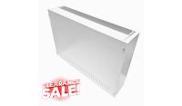 2U 19 inch Vertical Wall Mount Network Enclosure-Cabinet, White