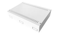 2U 19 inch Vertical Wall Mount Network Enclosure-Cabinet, White