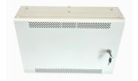 2U 19" Low Profile Vertical Mount - Wall Mount Network / Server Cabinet 400mm Deep  - Grey