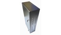 2U 19" Low Profile Vertical Mount - Wall Mount Network / Server Cabinet 1000mm Deep - Black
