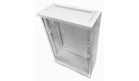 4U 19" Adjustable Low Profile Vertical Mount - Wall Mount Network / Server  Cabinet 800mm Deep-White