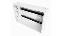 Universal Adjustable Enclosure - 2x 22 Way Module Dins / 2u Wall Box-350 Style - White