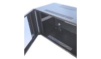 6U 19 inch Data Cabinet Rack / Patching Network Cabinet 300mm Deep Black