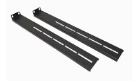 1U 19 inch 400/600 Sliding shelf extenders-150mm - Black