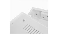 Universal 350 Style Cab - 2 way DIN  (2x 22 Module Dins) / 1u Wall Cabinet-350 Style - White