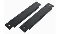 X-Rails to suit 6u Low Profile Cabs-Black-Set