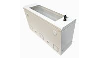 3U 19 inch Small Data Rack / Desktop / Patching Network Cabinet 300mm Deep - White