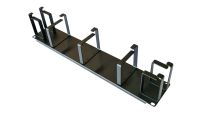 2U 7 Ring Cable Tidy Horizontal/Vertical Cable Management Panel