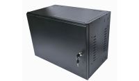 6U 19" Low Profile Vertical Mount - Wall Mount Network / Server  Cabinet 400mm Deep