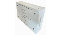 2U 19" Low Profile Vertical Mount - Wall Mount Network / Server Cabinet 400mm Deep  - Grey