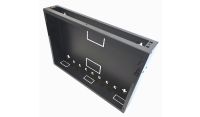 1U 19 inch Vertical Wall Mount Network Enclosure-Cabinet, Black