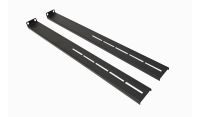 1U 19 inch 400/600 Sliding shelf extenders-300mm - Black