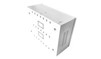 4U 19" Adjustable Low Profile Vertical Mount - Wall Mount Network / Server Cabinet - 400mm Deep-White