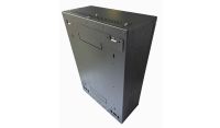 4U 19" Adjustable Low Profile Vertical Mount - Wall Mount Network / Server Cabinet 800mm Deep-Black