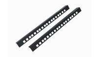 6u Rails to suit 6u Low Profile Cabs-Black-Set