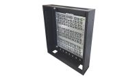 2u 600 Style Universal and Adjustable Enclosure - 3x 22 way DIN Rail / Electrical Metal Box / 2u 19" Adjustable Enclosure / 2u 19" Wall Cabinet - White