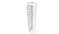 Universal Adjustable Enclosure - 3x 22 Way Module Dins / 2u Wall Box - 600 Style - White