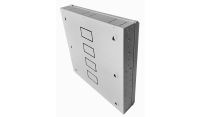 1U 19" Low Profile Vertical Mount - Wall Mount Network / Server Cabinet 500 Style - Grey