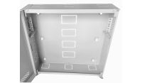 2U 19" Low Profile Vertical Mount - Wall Mount Network / Server Cabinet 500 Style - Grey