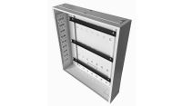 Universal Adjustable Enclosure - 3x 22 Way Module Dins / 2u Wall Box - 600 Style - Grey