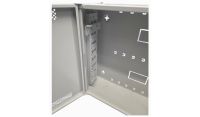 3U 19" Adjustable Low Profile Vertical Mount - Wall Mount Network / Server Cabinet - 500mm Deep - Grey