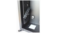 2u 19 inch Rotating Internal Rails to suit 2u / 3u / 4u Style Cabinets-Grey-Set of 2