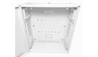 4U 19" Low Profile Vertical Mount - Wall Mount Network / Server Cabinet - 600mm Deep - White