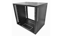 9u Desktop/Wall Mount - 450mm Deep-Flat Pack Cabinet  - Black