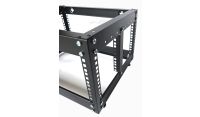 4u 4 Post Open Frame Rack - 19 inch - 400mm Deep - Black