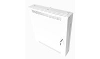 1U 19" Low Profile Vertical Mount - Wall Mount Network / Server Cabinet 600mm Deep - White