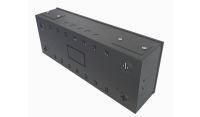 1x 22 Way Module Dins or 2u Wall Box-Universal Adjustable Enclosure - 200 Style - Black