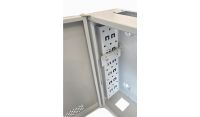 2U 19" Low Profile Vertical Mount - Wall Mount Network / Server Cabinet 400mm Deep  - Grey