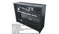 3U 19" Low Profile Vertical Mount - Wall Mount Network / Server Cabinet - 400mm Deep