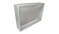 2U 19 inch Vertical Wall Mount Network Enclosure-Cabinet, Grey