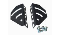 2u 19 inch Rotating Internal Rails to suit 2u / 3u / 4u Style Cabinets-Grey-Set of 2