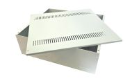 DIN Rail Adaptable Multi-Purpose Painted Steel Box 360x320x120 - Grey