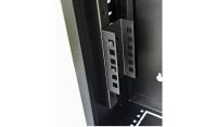 2u 19 inch Internal Rails to suit 2u 800 Style Cabinets-Black-Set of 2